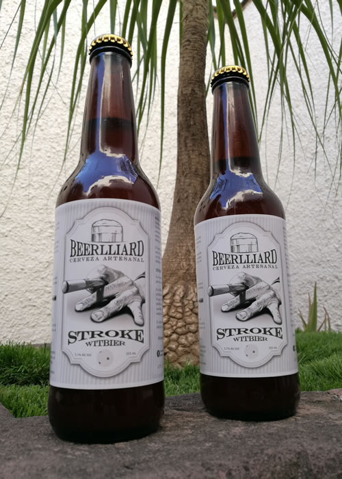 Beerlliard Stroke — Cerveza Witbier Artesanal